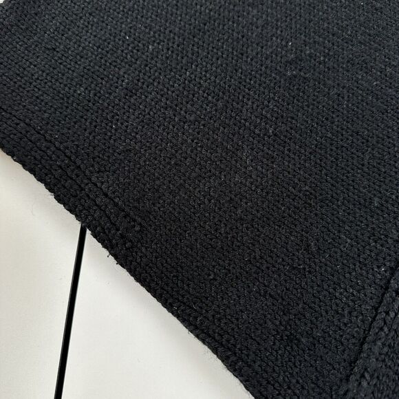 Jigsaw Turtleneck Cowl Thick Sleeveless Sweater Black Wool Blend Womens Sz OS - Picture 7 of 10